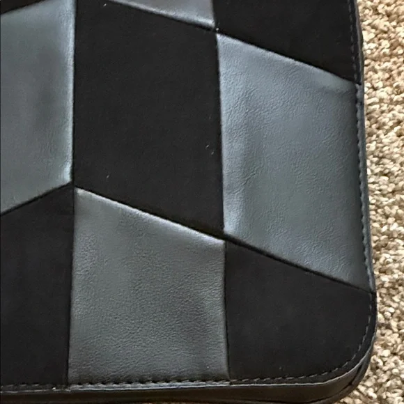 Zara Black Geometric Shoulder Bag - Picture 2 of 4